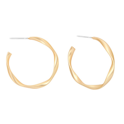 ATTICA WAVE SIMPLE RING EARRING 耳饰JPY带授权招加盟代理 商品图0