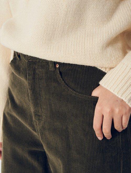 8seconds Corduroy pants阔版灯芯绒裤子女款#320Y21EP1HJPY带授权招加盟代理 商品图3