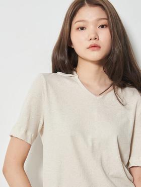 8seconds Ivory cotton crew粉色刻字侧开T T恤女款JPY带授权招加盟代理