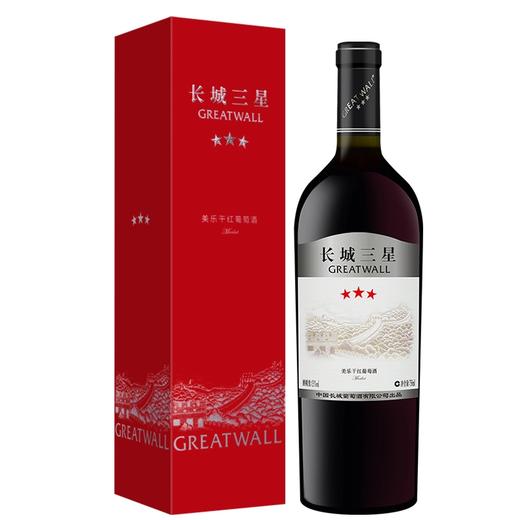 长城三星美乐干红葡萄酒（礼盒） 750ml*6瓶 商品图5