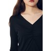 8seconds High collar T-shirt绿色柔软单身长T恤女款JPY带授权招加盟代理 商品缩略图4