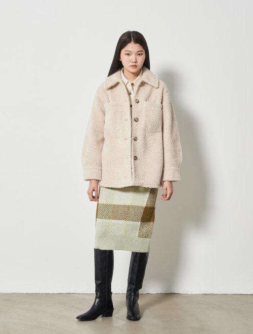 8 seconds Ivory boa two pocket jacket女款象牙夹克JPY带授权招加盟代理 商品图2