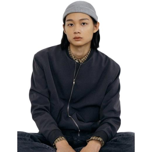 8 seconds Black solid basic jacket 男款黑色纯色基本夹克JPY带授权招加盟代理 商品图4