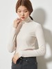 8seconds Ivory floral embroidered knit立体罗纹高领T恤女款JPY带授权招加盟代理 商品缩略图0