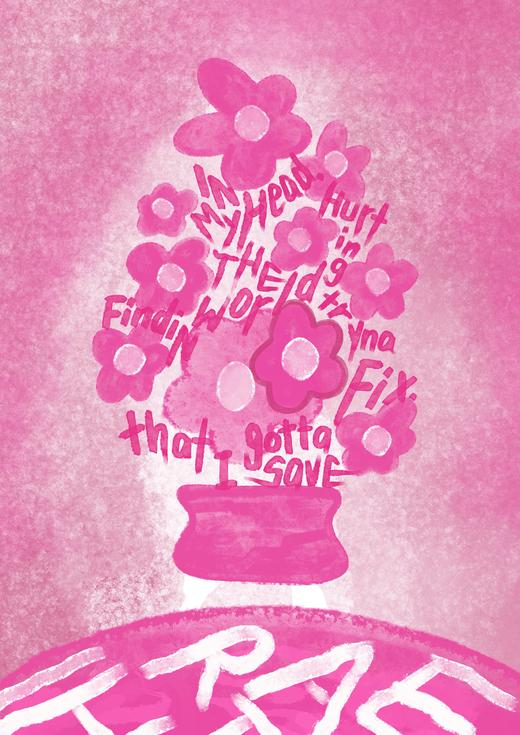 大狗麻衣『Fix』系列插画｜POSTER01 商品图1