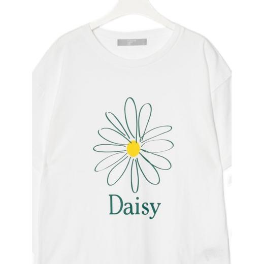 8seconds White print T-shirt白花印花T恤女款JPY带授权招加盟代理 商品图4