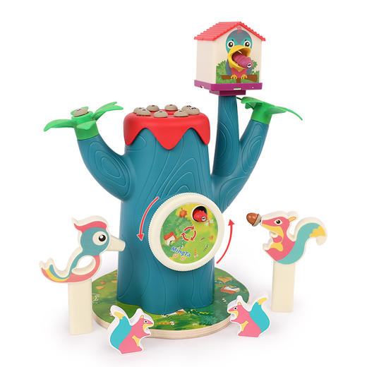 铭塔动物趣味场景游戏玩具MT8241新品啄木鸟捉虫子儿童玩具 商品图0