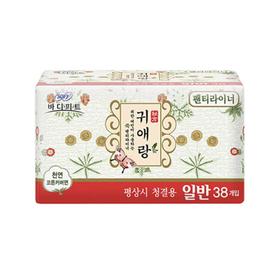 闺艾朗 贵爱娘中草药无荧光剂护垫 15.5CM 38片JPY带授权招加盟代理