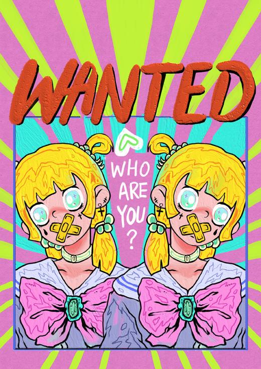 大狗麻衣『正能量青春少女团』插画｜POSTER03 商品图1