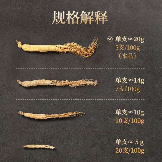 【礼盒】南京同仁堂国医馆 整枝干人参礼盒 商品图1