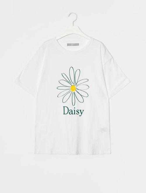 8seconds White print T-shirt白花印花T恤女款JPY带授权招加盟代理 商品图1