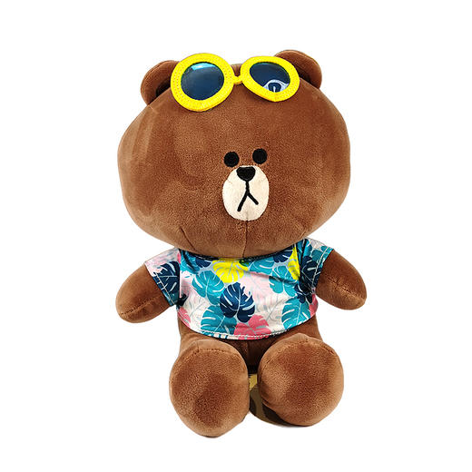 LINE FRIENDS夏威夷款毛绒玩偶新品礼物 商品图1