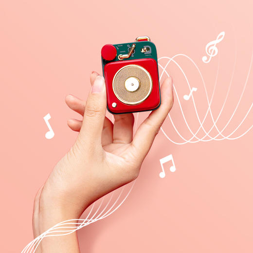 猫王原子唱机便携式蓝牙音箱B612复古无线音响 商品图4