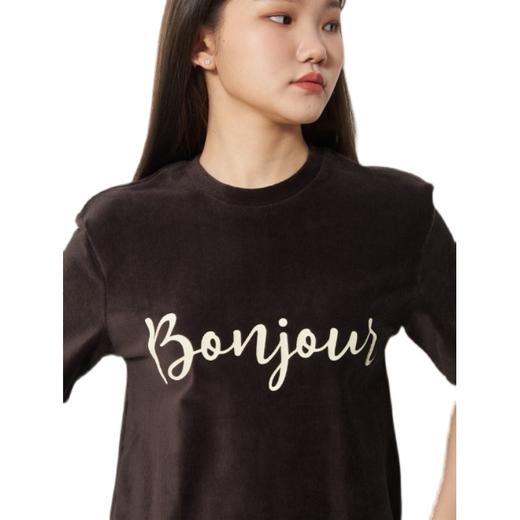 8seconds Lettering T-shirt棕色刻字T恤女款JPY带授权招加盟代理 商品图4