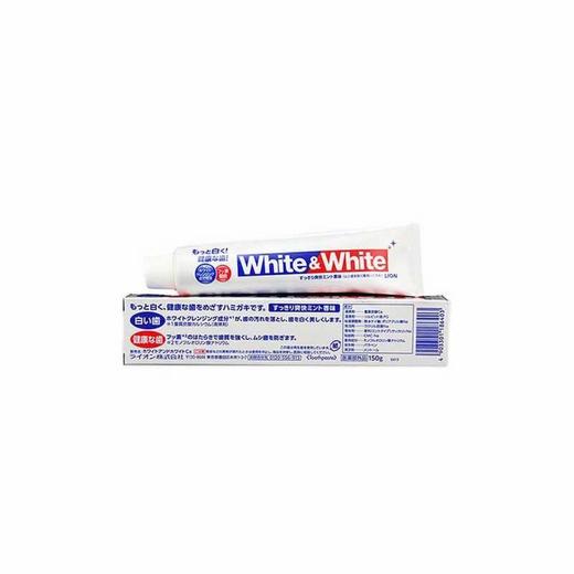 LION/狮王 WHITE&WHITE特效美白牙膏 150GJPY带授权招加盟代理 商品图1