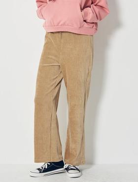 8seconds Corduroy pants米色灯芯绒直束腰裤女款#320X40LY3AJPY带授权招加盟代理