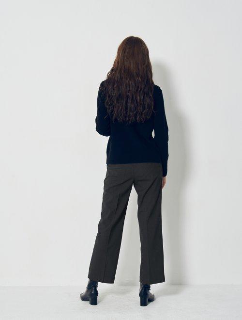 8seconds 女款黑色宽松高领套衫针织JPY带授权招加盟代理 商品图3