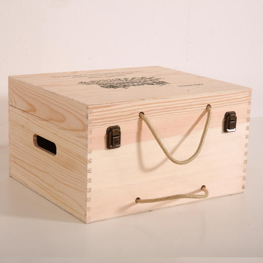 红酒盒红酒箱六支装木盒 6只葡萄酒木箱实木制高档礼盒红酒包装盒 商品图2