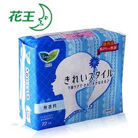 LAURÍER/乐而雅 绵柔透气舒适极薄卫生巾护垫 无香型 14CM*72片JPY带授权招加盟代理 商品图0