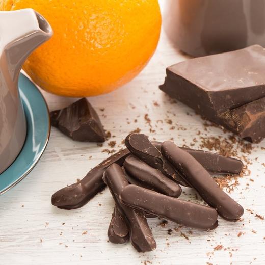 冬季限定 法式风情 法国进口michel cluizel糖渍橙皮巧克力条黑巧克力