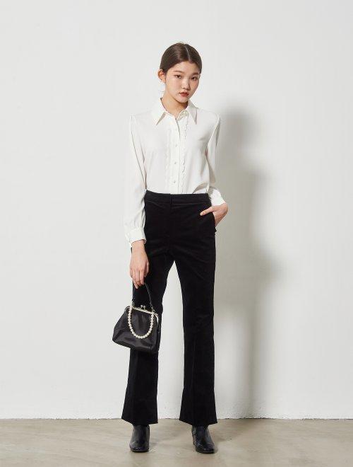 8seconds Strappy pants鹅绒下摆开叉直筒裤女款#120X21DY15JPY带授权招加盟代理 商品图2