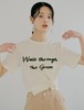 8seconds Ivory lettering dot T-shirt象牙色刻字点T恤女款JPY带授权招加盟代理 商品缩略图0