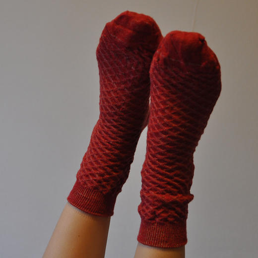 麻＋汉麻袜 桃红与暑红礼袋 4双组合装   商品图2