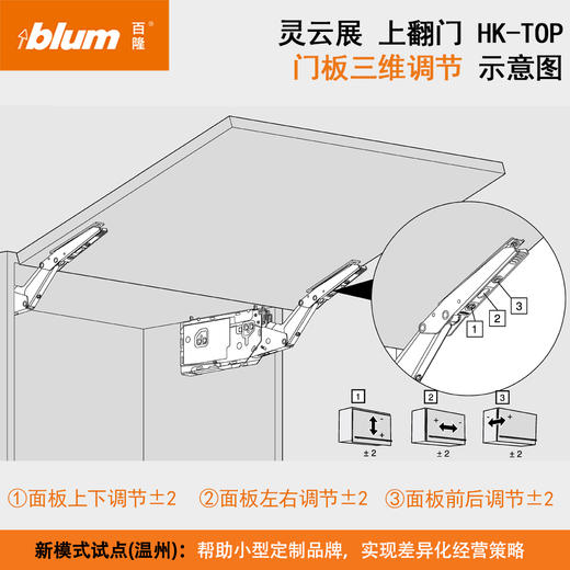 灵云展 上翻门HK-TOP【上翻随意停系列】 商品图8