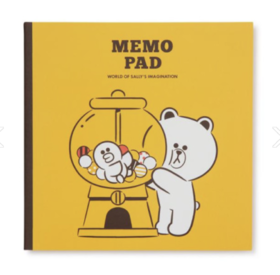 韩国 可爱Line Friends Brown和Friends Jelly便笺JPY带授权招加盟代理