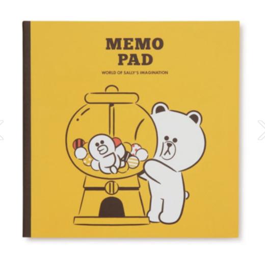 韩国 可爱Line Friends Brown和Friends Jelly便笺JPY带授权招加盟代理 商品图0