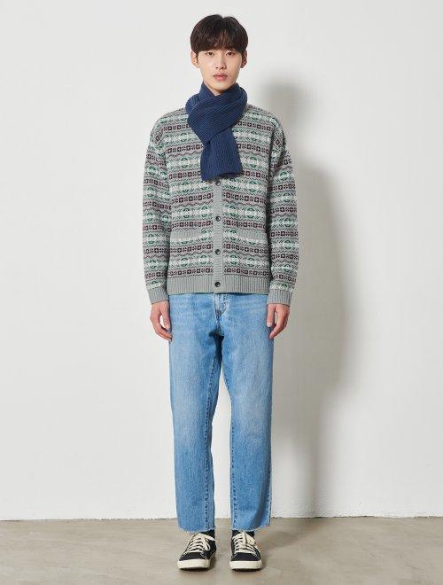 8 seconds 男款灰色梨花圆领开衫JPY带授权招加盟代理 商品图3