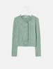 8seconds Wrinkled cardigan浅绿色皱纹电缆开衫女款JPY带授权招加盟代理 商品缩略图3