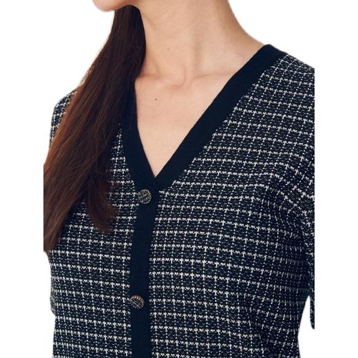 8seconds Pattern sewing黑色珍珠花呢连衣裙女款#12085UDY15JPY带授权招加盟代理 商品图4