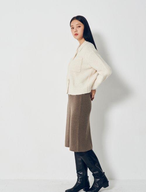 8seconds Ivory Pocket Knit Cardigan象牙色口袋针织开衫女款JPY带授权招加盟代理 商品图3