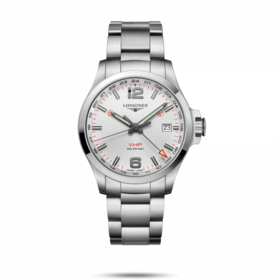 longines浪琴手表 Conquest V.H.P. GMT系列  L3.728.4.76.6 男款JPY带授权招加盟代理