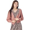 8 seconds cable cropped knit cardigan 女款浅粉色短款针织开衫JPY带授权招加盟代理 商品缩略图4