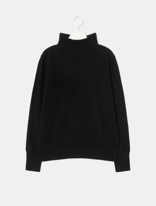 8seconds 女款黑色宽松高领套衫针织JPY带授权招加盟代理 商品图0