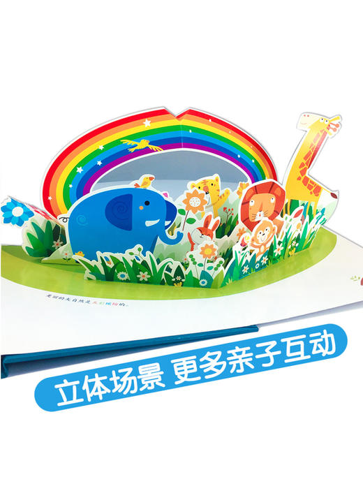 情景认知双语立体翻翻书(共4册）数字/对比/形状/颜色 商品图3