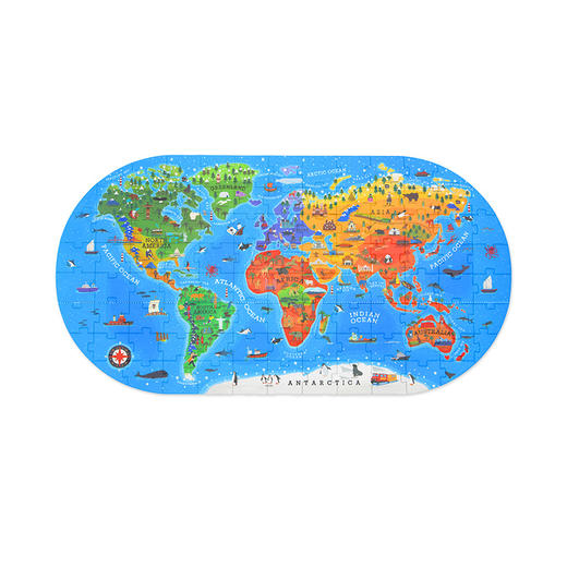 弥鹿手提礼盒拼图儿童学生益智玩具减压 商品图2