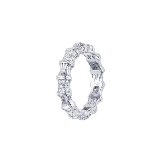 INBC019 注定是你-冷淡风设计感竹子竹节镶钻戒指｜INCH EDITION 暮光之城系列 商品图9