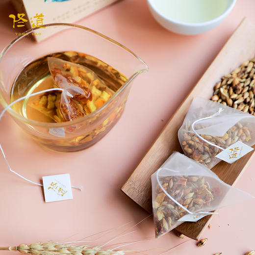 专属【佟道·芸归健理茶 新版】麦香浓郁，低温炒制 12袋/盒 商品图2