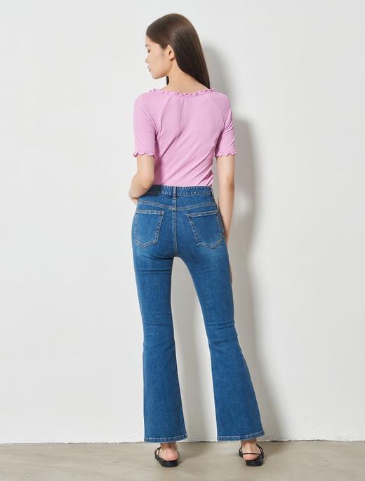 8seconds wrinkled Ruffle short sleeve薰衣草褶皱T恤女款JPY带授权招加盟代理 商品图3