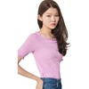 8seconds wrinkled Ruffle short sleeve薰衣草褶皱T恤女款JPY带授权招加盟代理 商品缩略图4