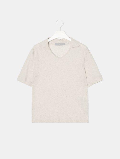 8seconds Ivory cotton crew粉色刻字侧开T T恤女款JPY带授权招加盟代理 商品图1