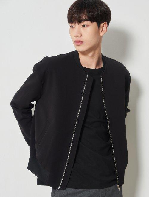 8 seconds Black solid basic jacket 男款黑色纯色基本夹克JPY带授权招加盟代理 商品图3