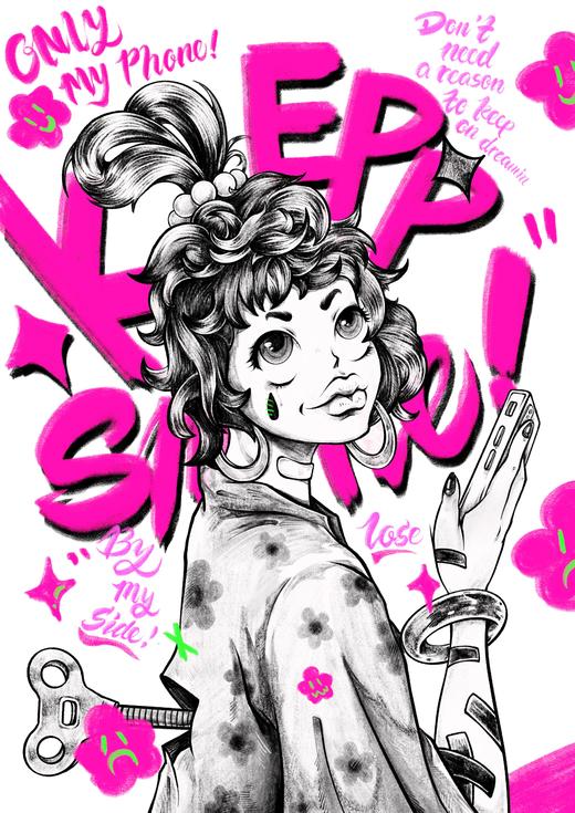 大狗麻衣『发条人偶』系列插画｜POSTER02 商品图1