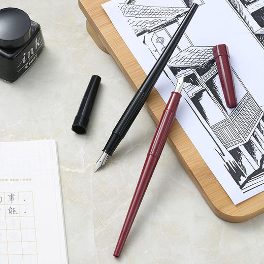 百乐纤扬纯色另类自来水笔钢笔毛笔美术工具 商品图2