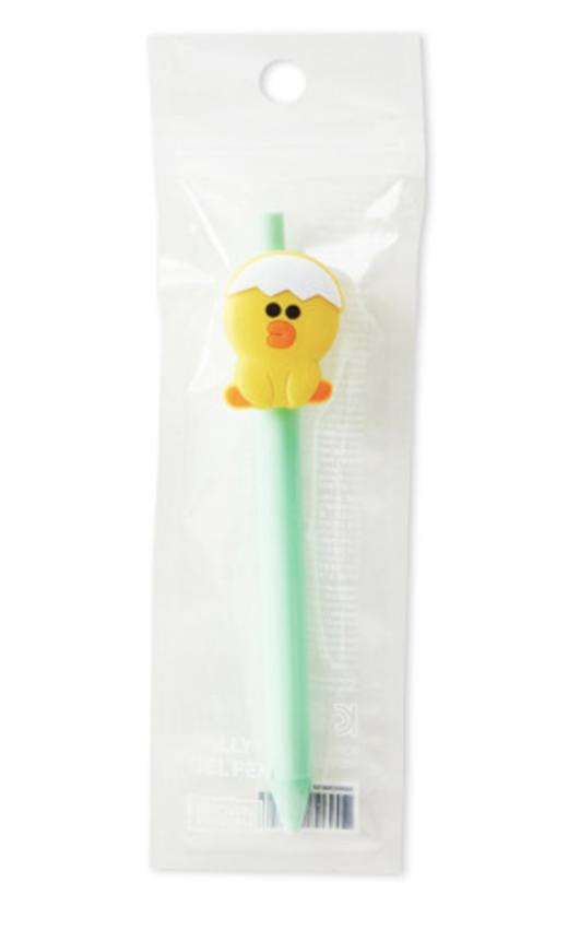 韩国 可爱Line Friends迷你莎莉布站立中性笔JPY带授权招加盟代理 商品图1