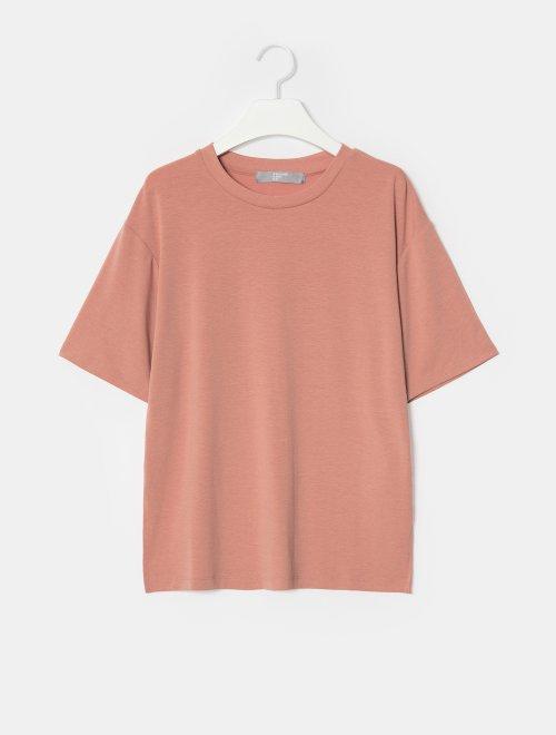 8seconds Ivory cotton crewSalmon Back字母开S短袖T恤女款JPY带授权招加盟代理 商品图1