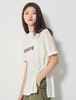 8seconds Ivory cotton crew象牙色字母点短袖T恤女款JPY带授权招加盟代理 商品缩略图0